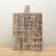 Load image into Gallery viewer, Thanksgiving Blessings Serving Board