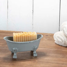 Load image into Gallery viewer, Enamel Bathtub Soap Dish, 3 Colors
