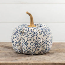 Load image into Gallery viewer, Blue Vector Pumpkin, 2 Sizes