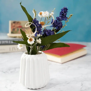 Eucalyptus & Purple Larkspur Mini Bouquet