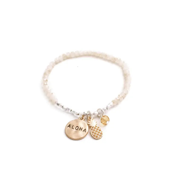 Aloha Stretch Stone Bracelet