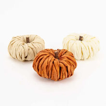 Load image into Gallery viewer, Petite Straw Pumpkins, 3 Colors