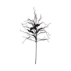 Batty Black Vine Halloween Pick