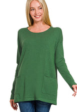 Load image into Gallery viewer, Viscose Front Pockets Sweater (3 Colors)