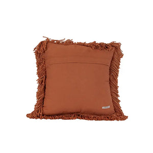 18X18 Hand Woven Mattie Pillow Rust