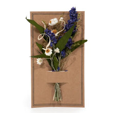 Load image into Gallery viewer, Eucalyptus &amp; Purple Larkspur Mini Bouquet