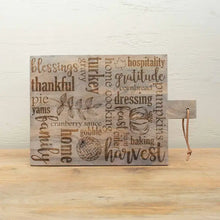 Load image into Gallery viewer, Thanksgiving Blessings Serving Board
