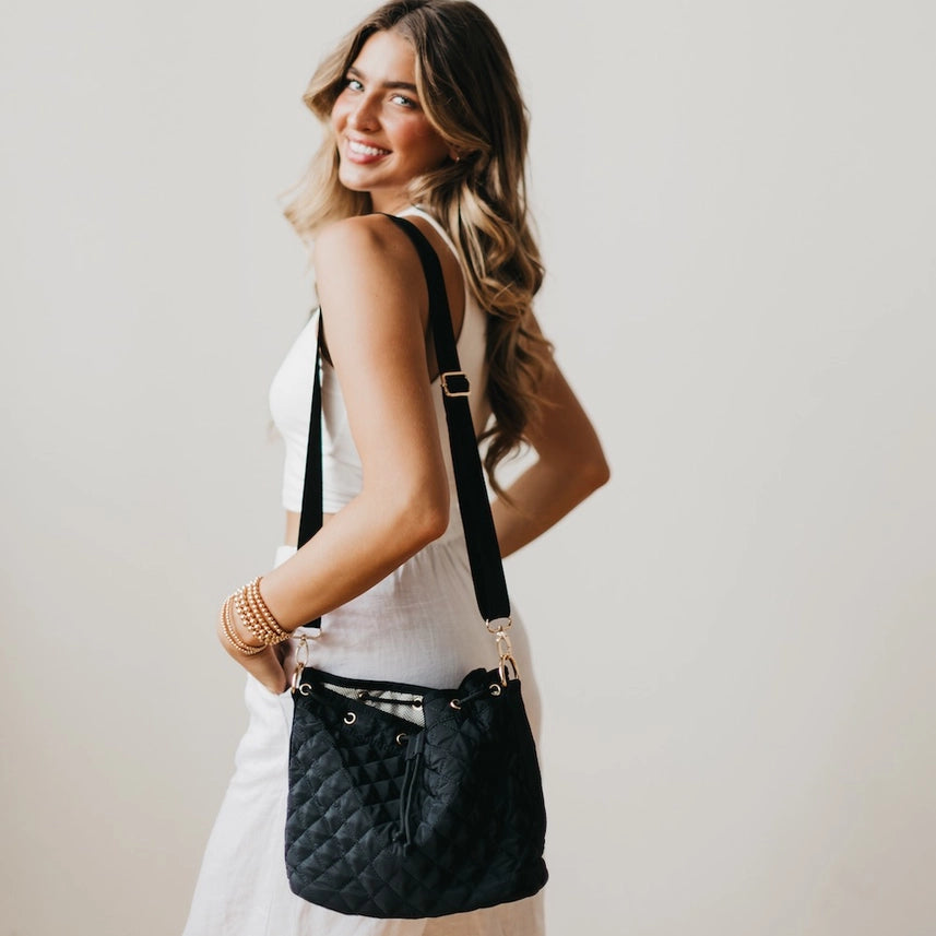 Quincey Quilted Crossbody-3 Colors