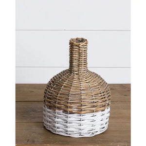 Demijohn Two-Toned Basket