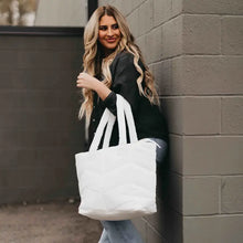 Load image into Gallery viewer, Naomi Nylon Tote Bag, White