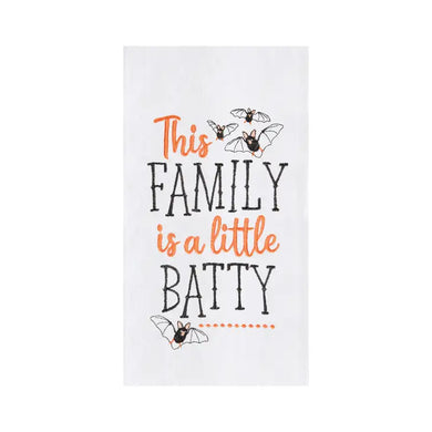 Halloween Batty Family Kitchen Towel
