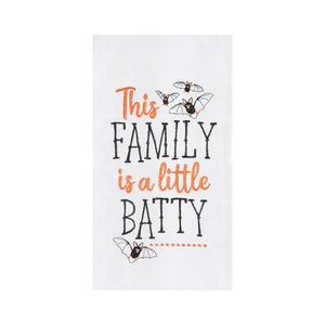 Halloween Batty Family Kitchen Towel