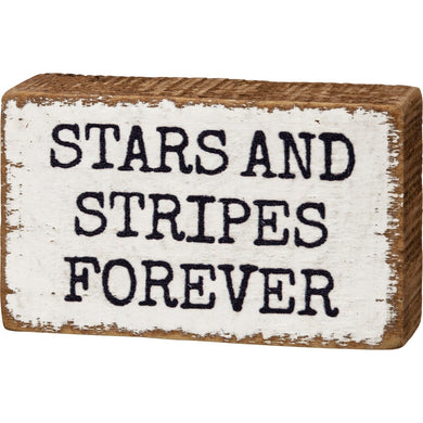 Stars & Stripes Forever Mini Sign
