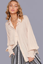 Load image into Gallery viewer, Balloon Sleeve Blouse, Champagne
