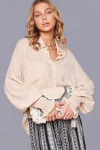 Load image into Gallery viewer, Balloon Sleeve Blouse, Champagne