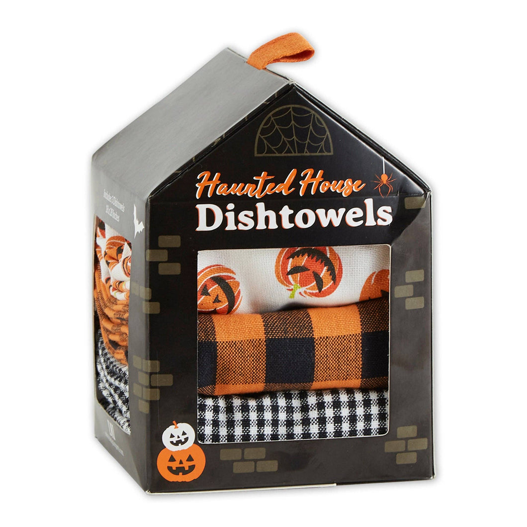 Haunted House Dish Towel Gift Set