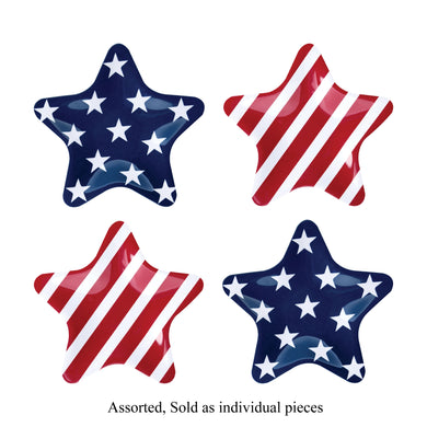 Patriotic Star Melamine 8