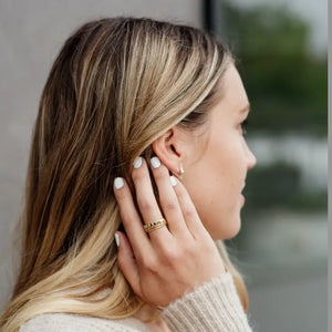 Triple Row Ring, Silver