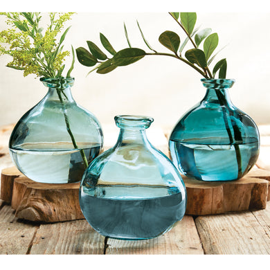 Blue Short Vase (3 Colors)