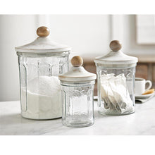 Load image into Gallery viewer, Glass Canister Set of 3