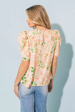 Load image into Gallery viewer, Floral Puff Sleeve Top