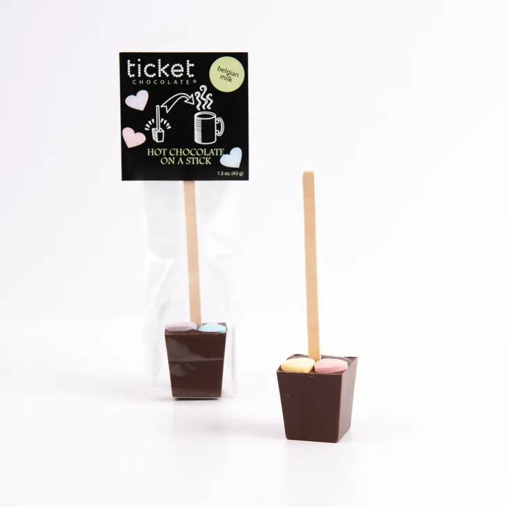Valentine's Hot Chocolate on a Stick Singles