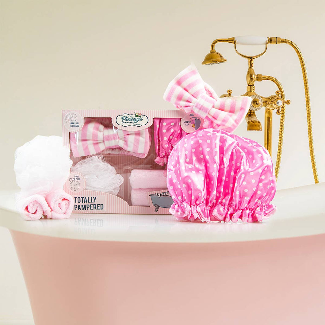 Pink Totally Pampered Essential Bath Gift Set