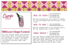 Load image into Gallery viewer, Hibiscus Ginger Lemon by Camp Craft Cocktails