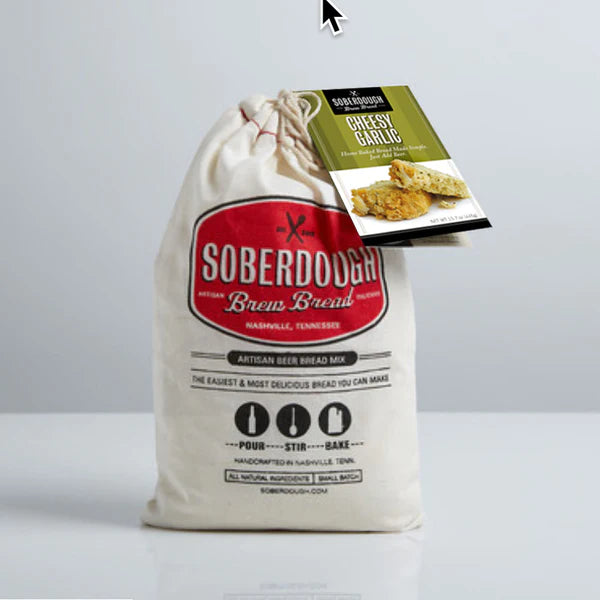 Soberdough Brew Bread, Cheesy Garlic