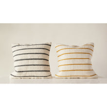 Load image into Gallery viewer, Woven Striped Pillow, 2 Colors