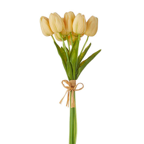 Real Touch Butter Yellow Tulip Bundle