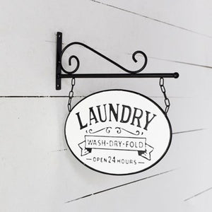 Laundry Hanging Sign