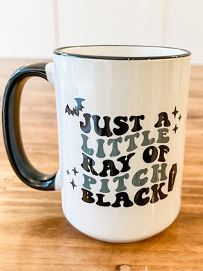 Little Ray of Pitch Black Coffee Mug