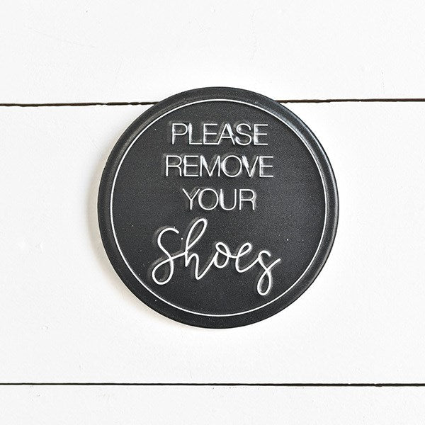 Please Remove Your Shoes Wall Sign