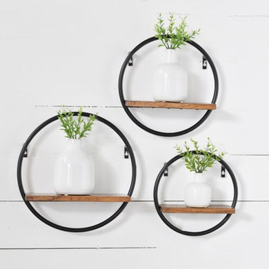 Round Wall Shelves (3 Sizes)