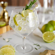 Load image into Gallery viewer, Angled Crystal Gin &amp; Tonic Glasses, Set of 2
