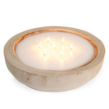 Load image into Gallery viewer, Paulownia Wood Round Candle