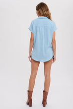 Load image into Gallery viewer, Button Up Cotton Shirt-Chambray